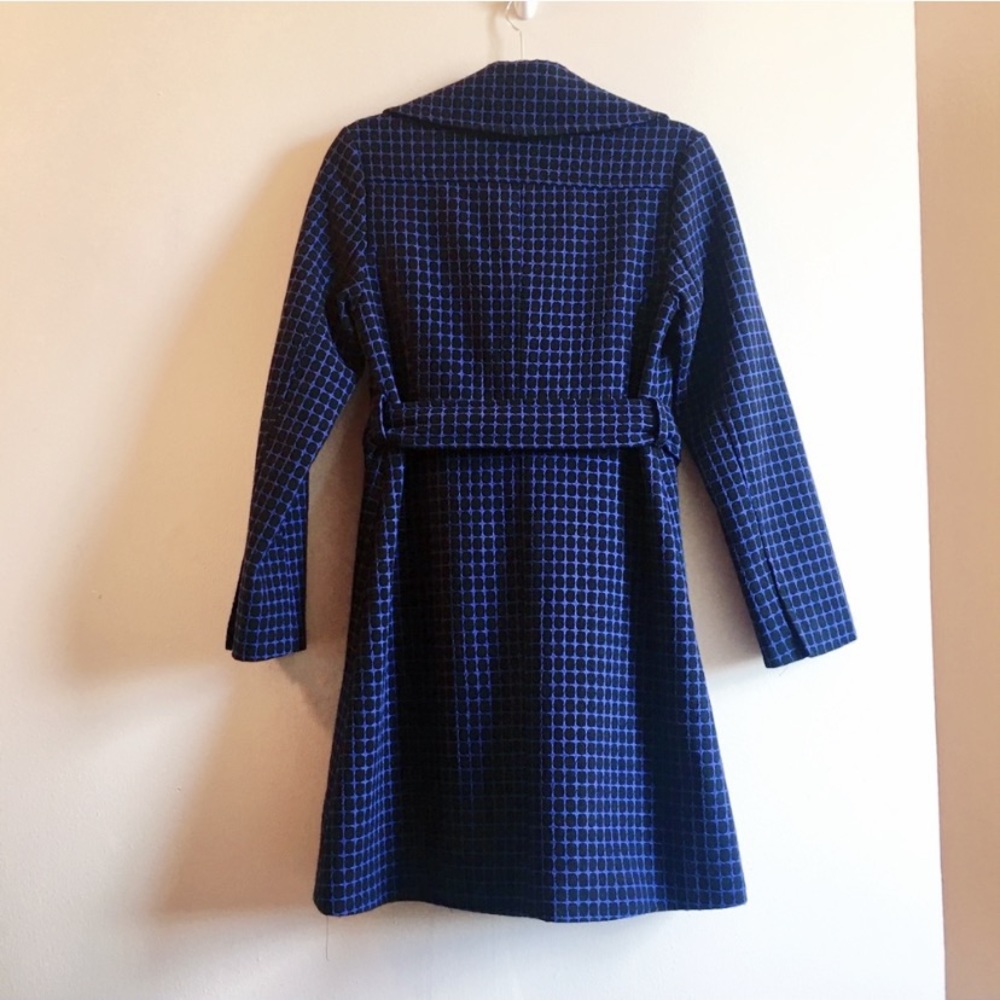 Diane Von Furstenberg Tie waist Wool Coat - Picture 2 of 4